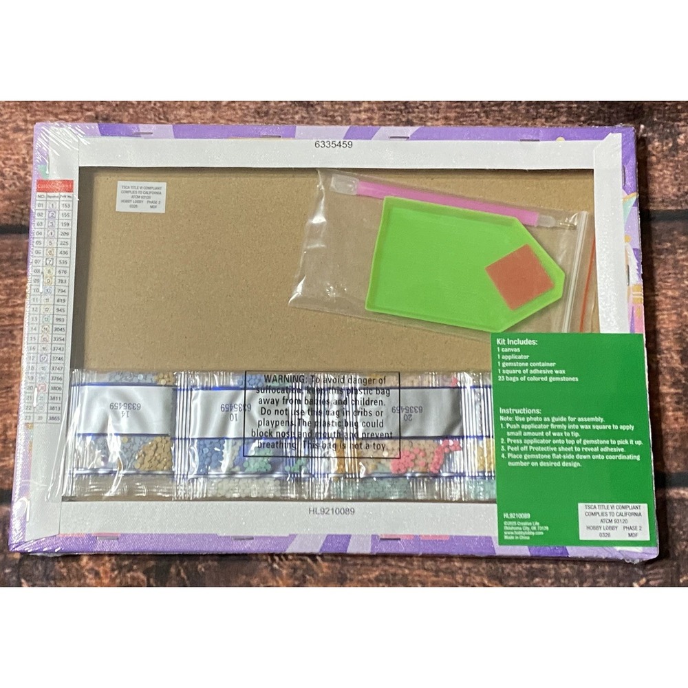 Pastel Nutcrackers Canvas Christmas Diamond Painting Kit Hobby Lobby - Picture 6 of 6
